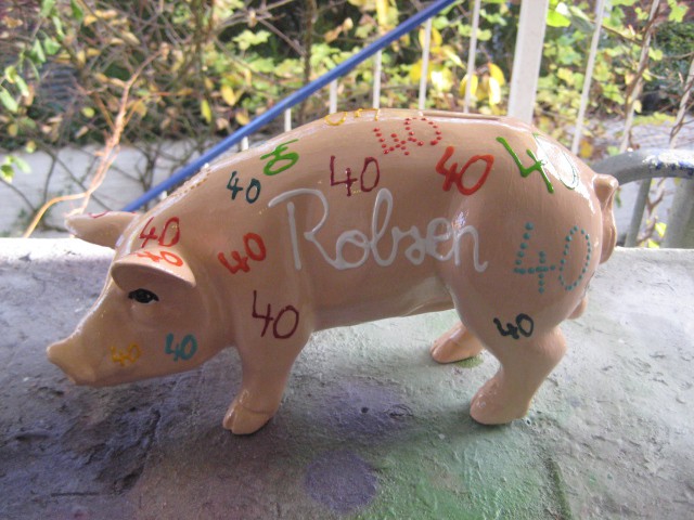 Sparschwein zum 40. Geburtstag_1