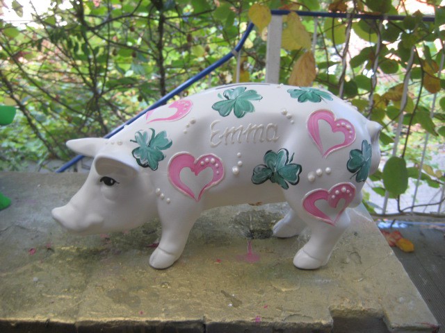 Sparschwein zur Geburt