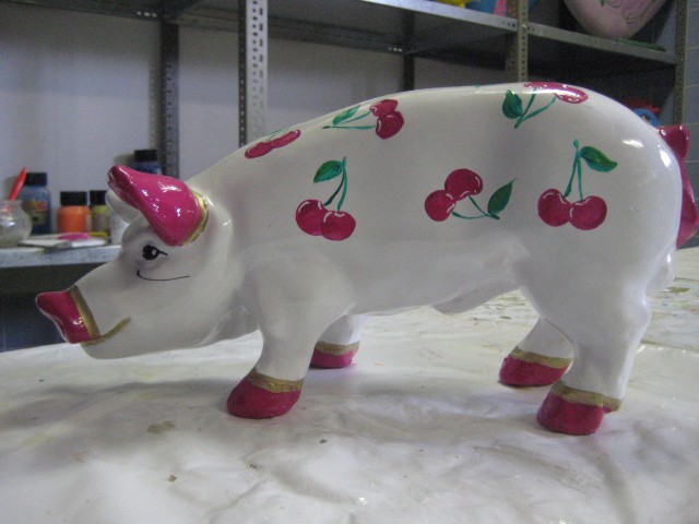 Sparschwein mit Kirschen_1